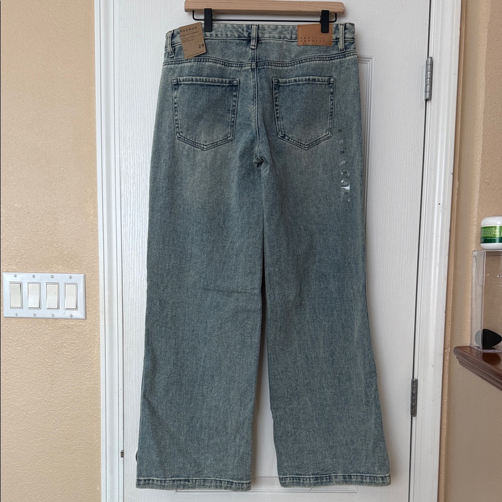 PacSun Light Blue Wide Leg Jeans